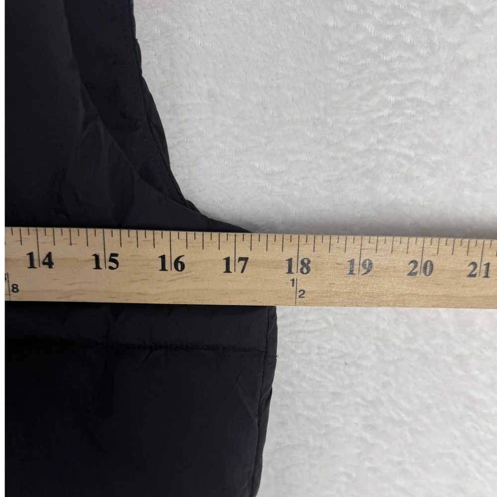 Old Navy Kids Black Puffer Vest Full Zip Quilted Sleeveless Jacket Size L 10-12